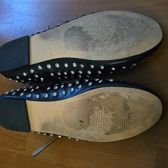 House of Harlow 1960 Black Studded Flats - Picture 6 of 6